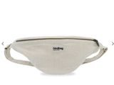 an image of a white fanny bag on a white background