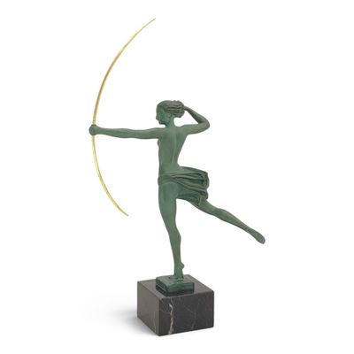 an image of a statue of a man with a bow and arrow