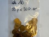 un sac de pièces d'or sur lequel est inscrit un message
