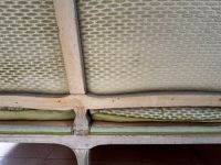 Banquette en bois laqué époque Louis XV (photo 6)