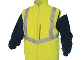 an image of a yellow safety vest on a white background