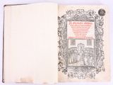 an open book with a picture of a man and a woman on it