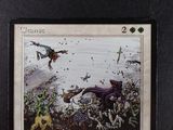 a close up of a card with a picture of a person on it