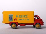 a toy truck with a can of heinz ' s on the back