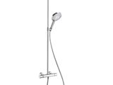 thermostar with shower head and handset in chrome