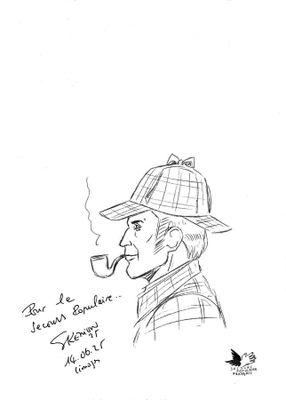 Sandrine Kerion - "Elémentaire" - Dessin original sur feuill…