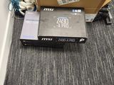 a box that has some items in it on the floor