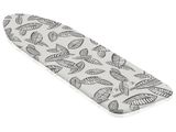 an ironing board with a leaf design on it
