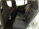 the back seats of a car with a seat belt in a car