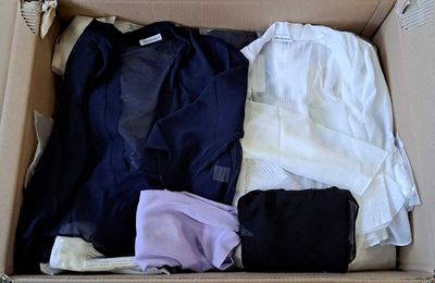 100 / 1 palette de 118 kg de chemisiers, organisateurs… - Photo 1