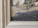 a picture of a painting of a man and a woman