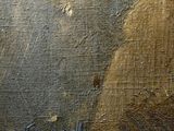 an oil painting of a man with a beard and a mustache