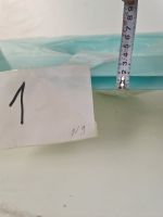 Plan vasque en verre trempé avec lavabo intégré, coloris ver… (photo 4)