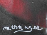 graffiti on the side of a building with the word mean written on it