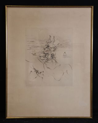 un dessin représentant une femme assise sur une chaise devant un fond noir