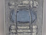 a picture of a painting of a chair on a table