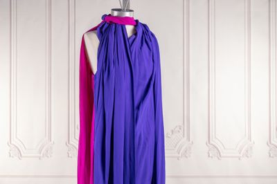 IRENE GALITXINE - Robe longue sans manche drapée ramassé en …