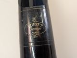 a close up of a bottle of wine with a label on it