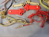 a lot of different types of rope on the table