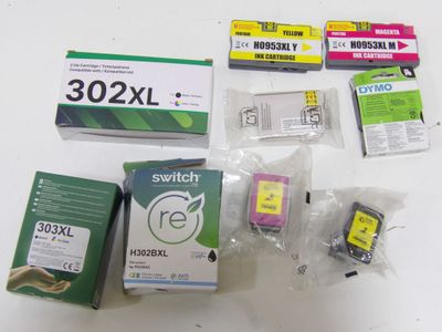 Lot de 9 cartouches d'encre : (302 XL (noir et tricolore/pou…