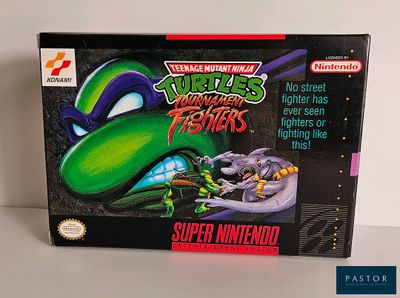Boîte du jeu « Teenage Mutant Heroes » pour Super Nintendo