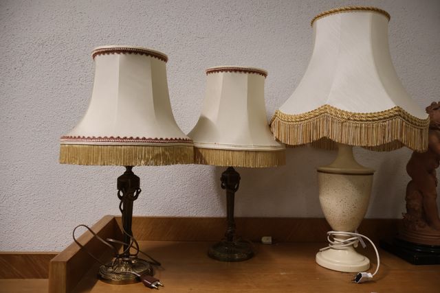 Lot de 3 lampes de tables modernes