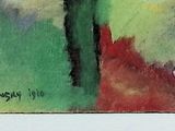 a picture of a painting of a cross on the cover of a book