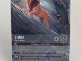 une carte sur laquelle figurent un lion et un dragon