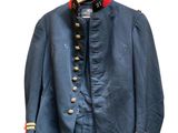 an image of a military jacket on a hanger