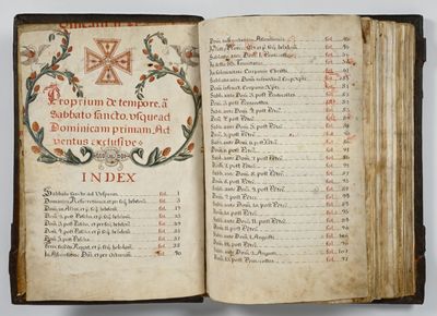 [ANTIPHONAIRE]. PROPRIUM DE TEMPORE, ad Sabbato sancto, usque ad Domin