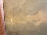 a picture of a painting on the wall of a room
