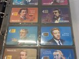 a lot of credit cards that are on a binder