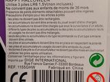 a label on the back of a package of halloween candy