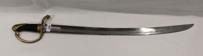 Sabre Briquet de la Garde, poignée laiton à une branche et q…