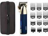 a close up of a set of hair clippers and combs