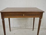 an image of a wooden table with a drawer on top of it