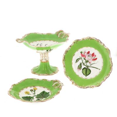 Peland & Gaprette une assiette, un compotier et une coupe su…