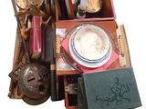 many different items that are sitting in a box