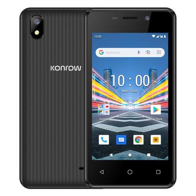 DH831 Smartphone Konrow City4 4" Double SIM 8 Go Noir