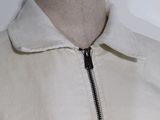 a close up of a white jacket on a mannequin mannequin