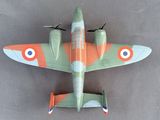 a toy airplane that is sitting on a table