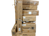 a stack of boxes sitting on top of a pallet