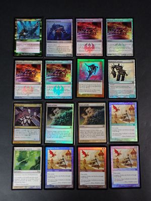 a lot of cards that are on the table