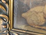 a picture of a picture of a cat in a picture frame