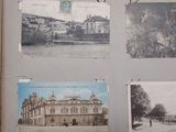 a book with pictures of old buildings on the pages