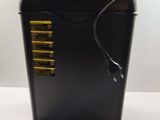 a black box that has a charger on top of it