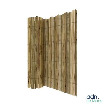 the screen is made out of bamboo sticks and is ready to be used