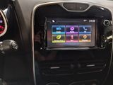 a picture of a car dashboard with a car radio in it
