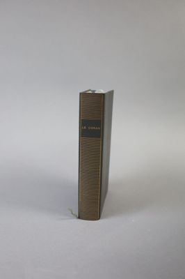 BIBLIOTHEQUE DE LA PLEIADE, Le Coran, édition NRF