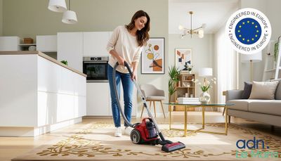 Aspirateur sans sac Bosch BGS05 Série 2 rouge chili, 9 m de …